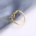 Elegant gold Plated wedding ring 925 Rings